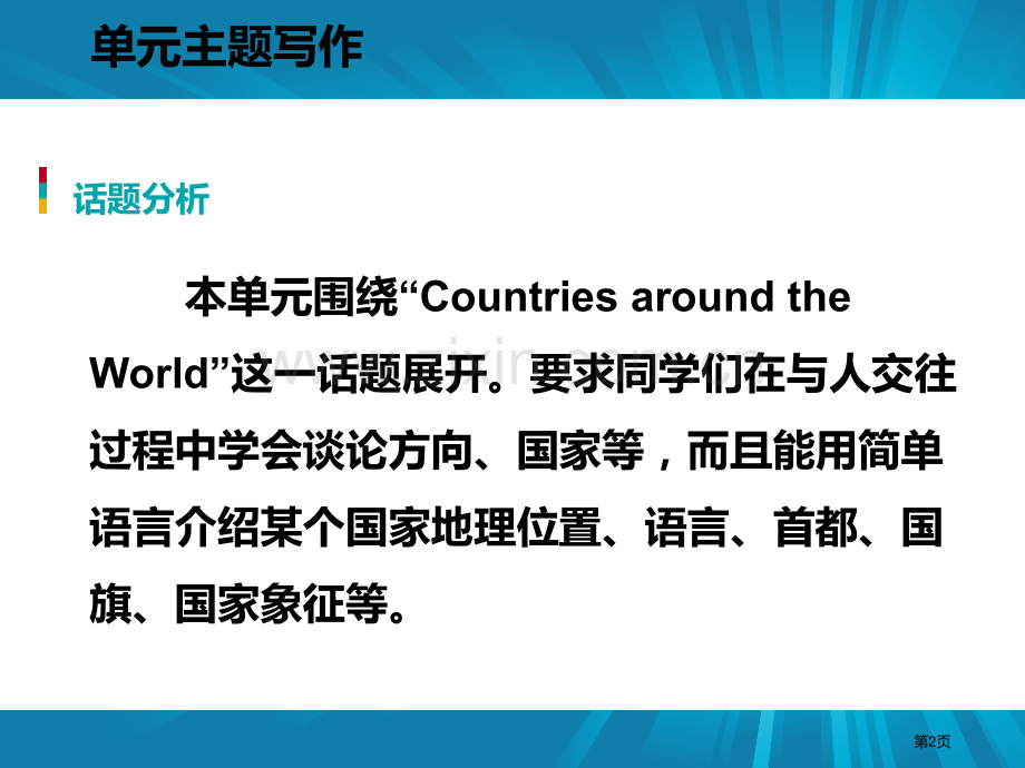 单元主题写作八省公开课一等奖新名师优质课比赛一等奖课件.pptx_第2页