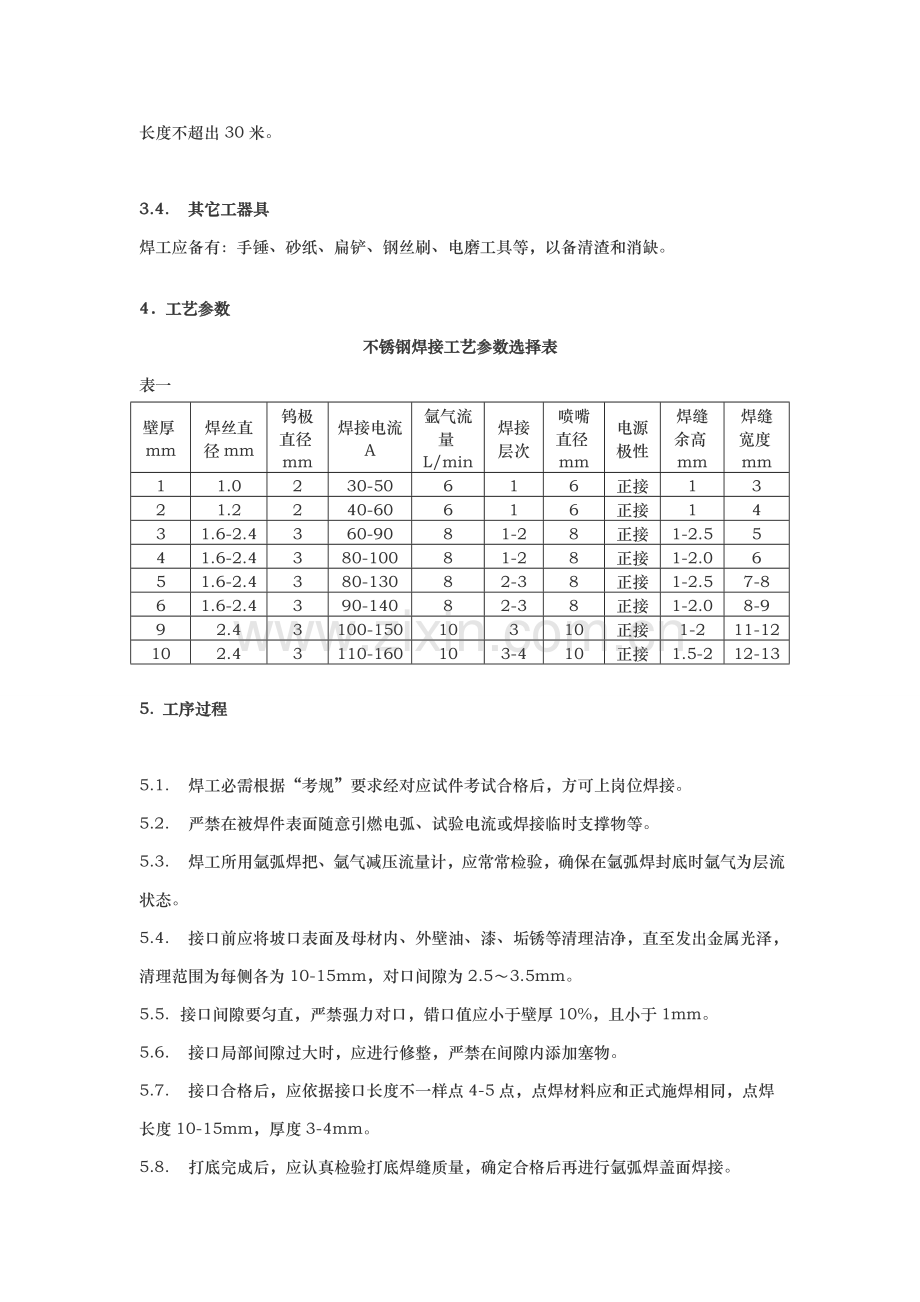 不锈钢焊接基本工艺统一标准要点.doc_第2页