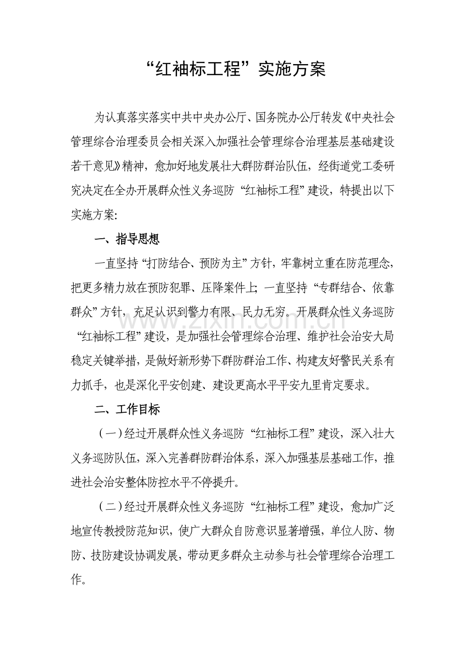 红袖标综合重点工程实施专业方案.doc_第1页