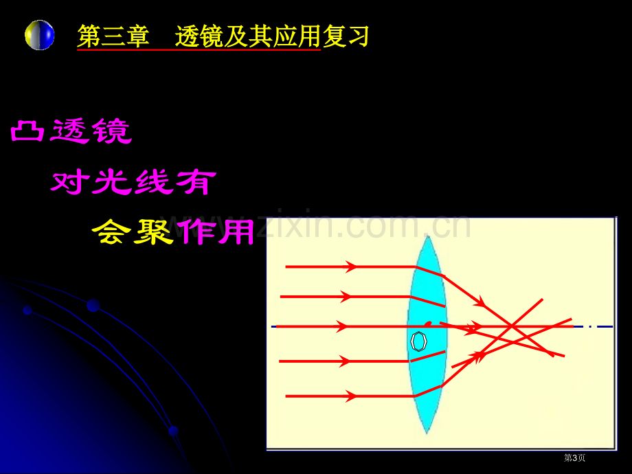 人教版八年级物理复习课件透镜及其应用自做ppt课件市公开课一等奖百校联赛特等奖课件.pptx_第3页