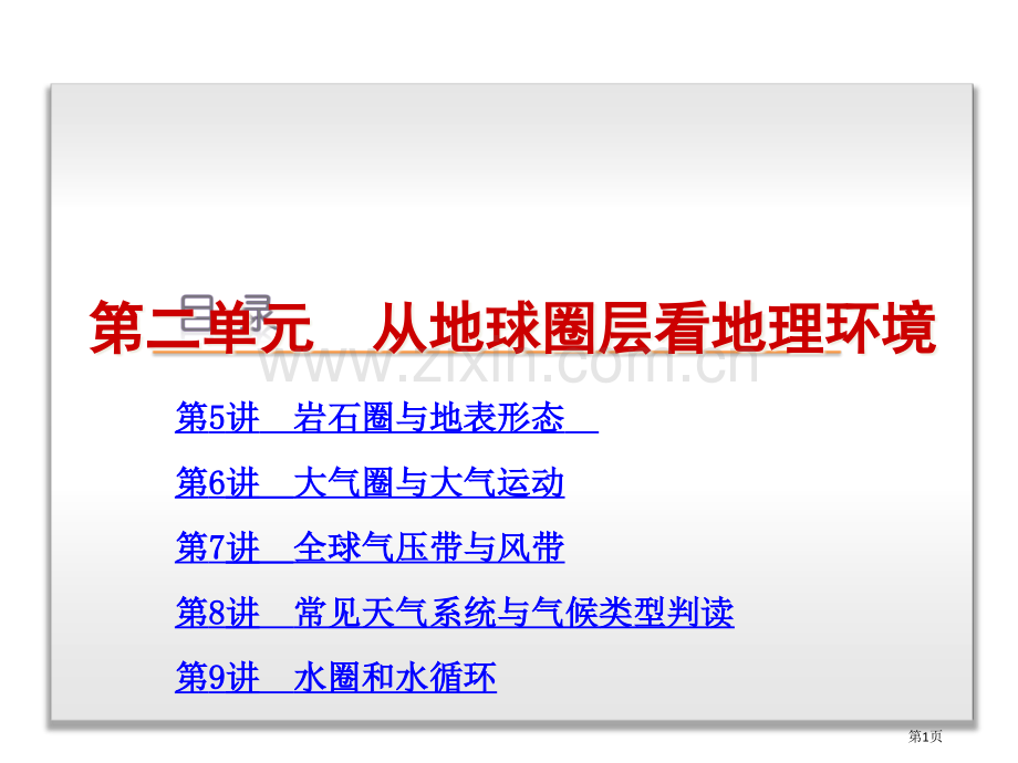 高考地理复习岩石圈大气圈水圈省公共课一等奖全国赛课获奖课件.pptx_第1页