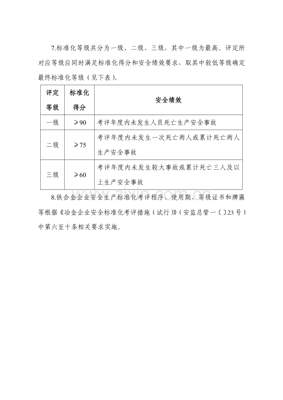 冶金企业安全生产标准化评定标准铁合金模板.doc_第2页