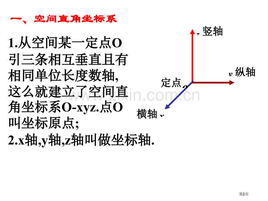 空间直角坐标系省公共课一等奖全国赛课获奖课件.pptx_第2页