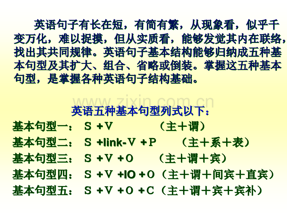 英语五大基本句型省公共课一等奖全国赛课获奖课件.pptx_第2页