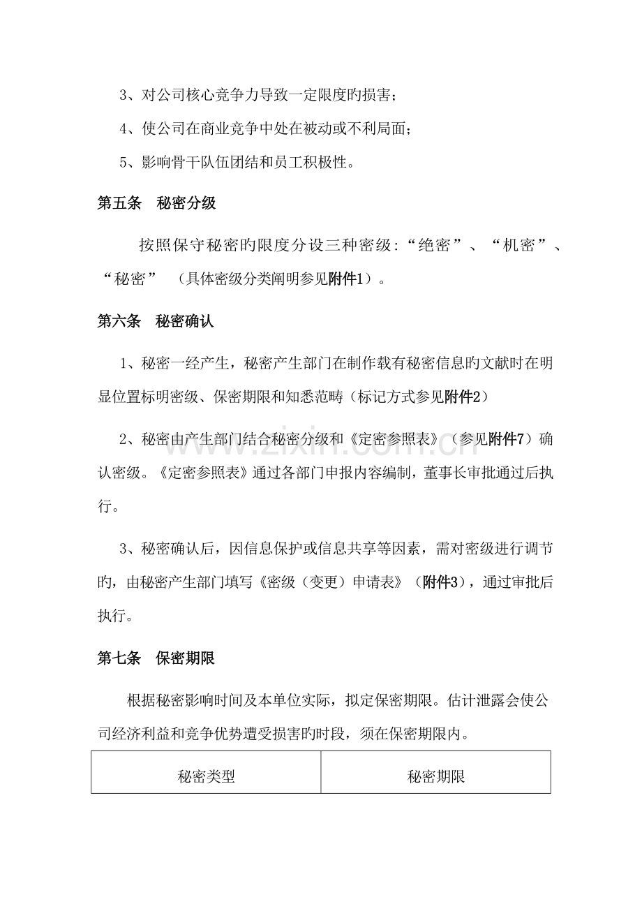 公司保密管理统一规定.docx_第3页