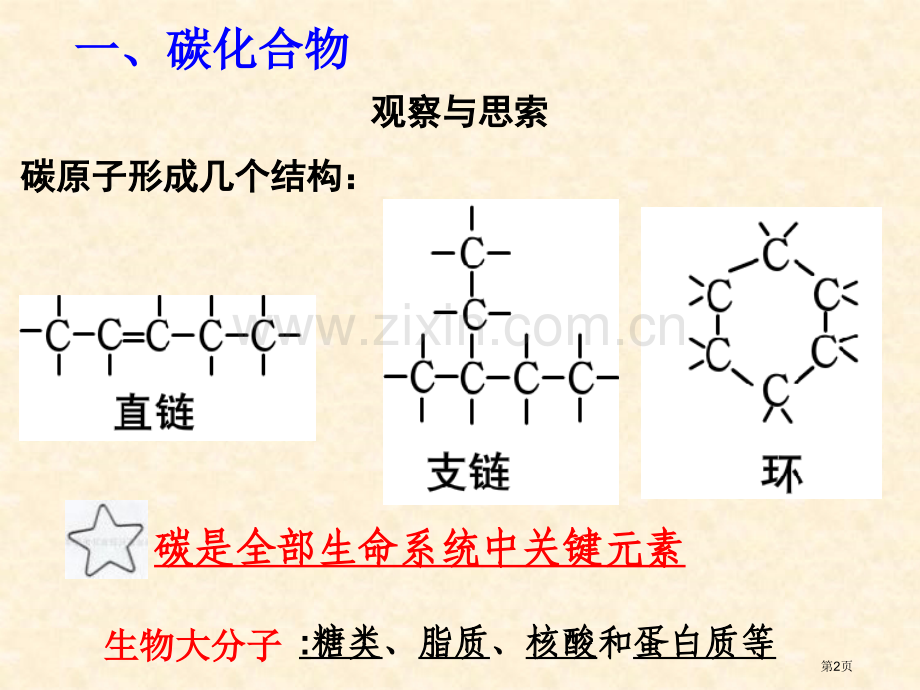 生物有机化合物和生物大分子浙科版必修省公共课一等奖全国赛课获奖课件.pptx_第2页