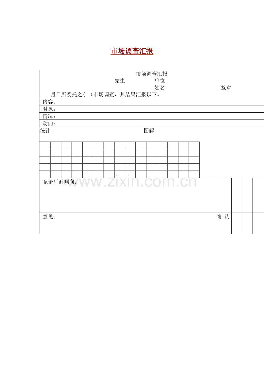 现代企业市场调查报告样本.doc_第1页