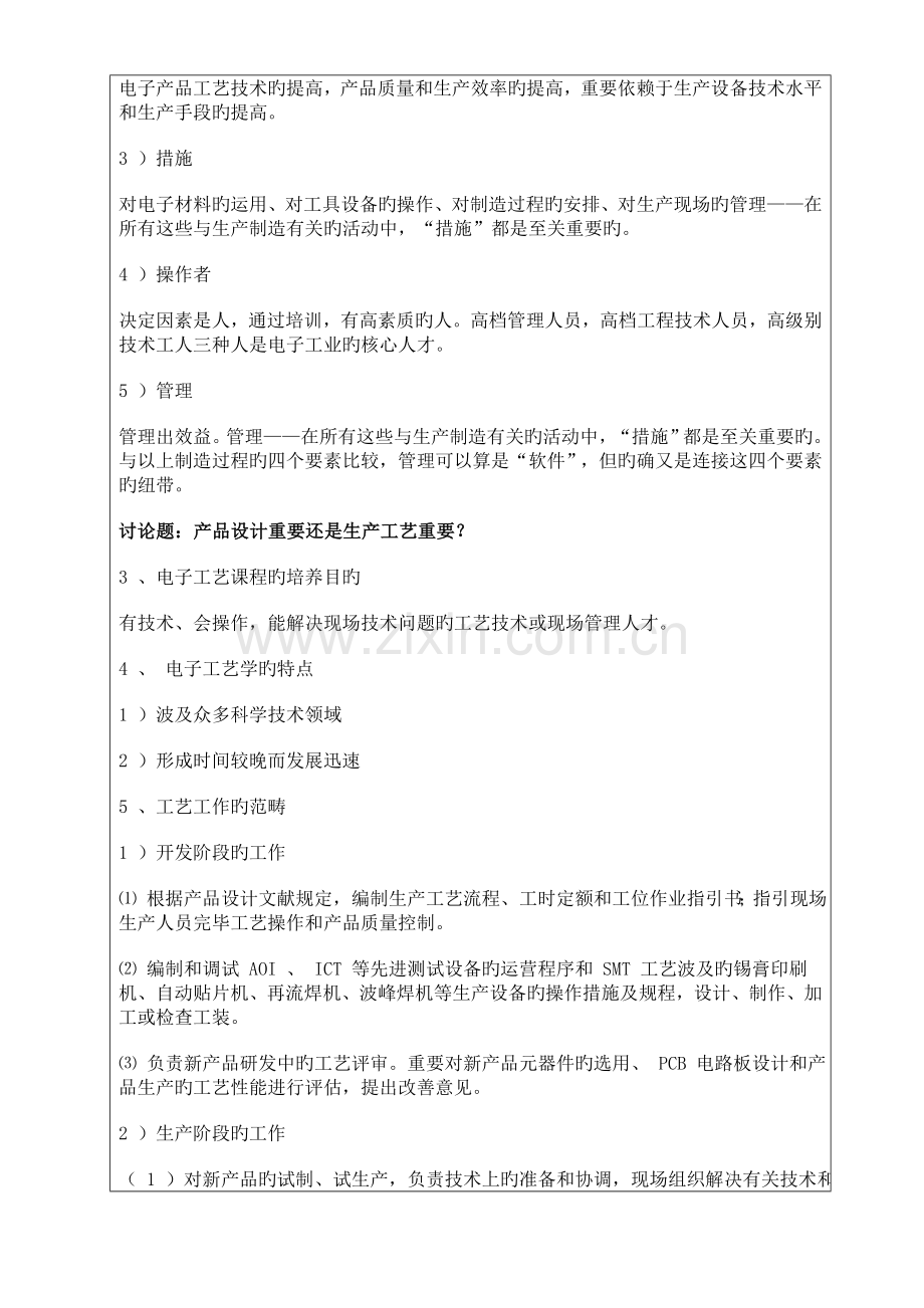 电子产品制造标准工艺教案.docx_第2页