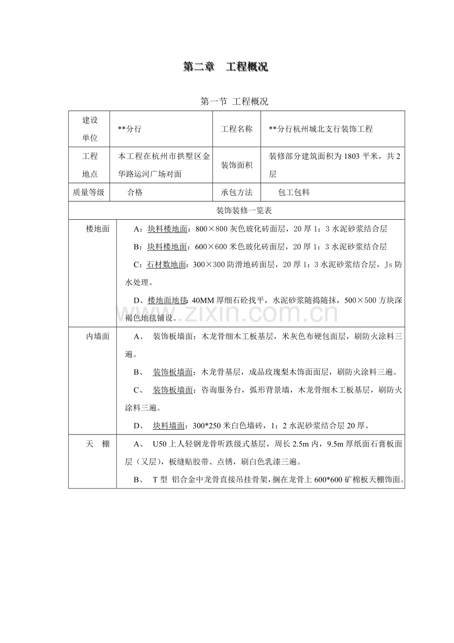 装饰工程施工组织设计方案样本样本.doc_第3页