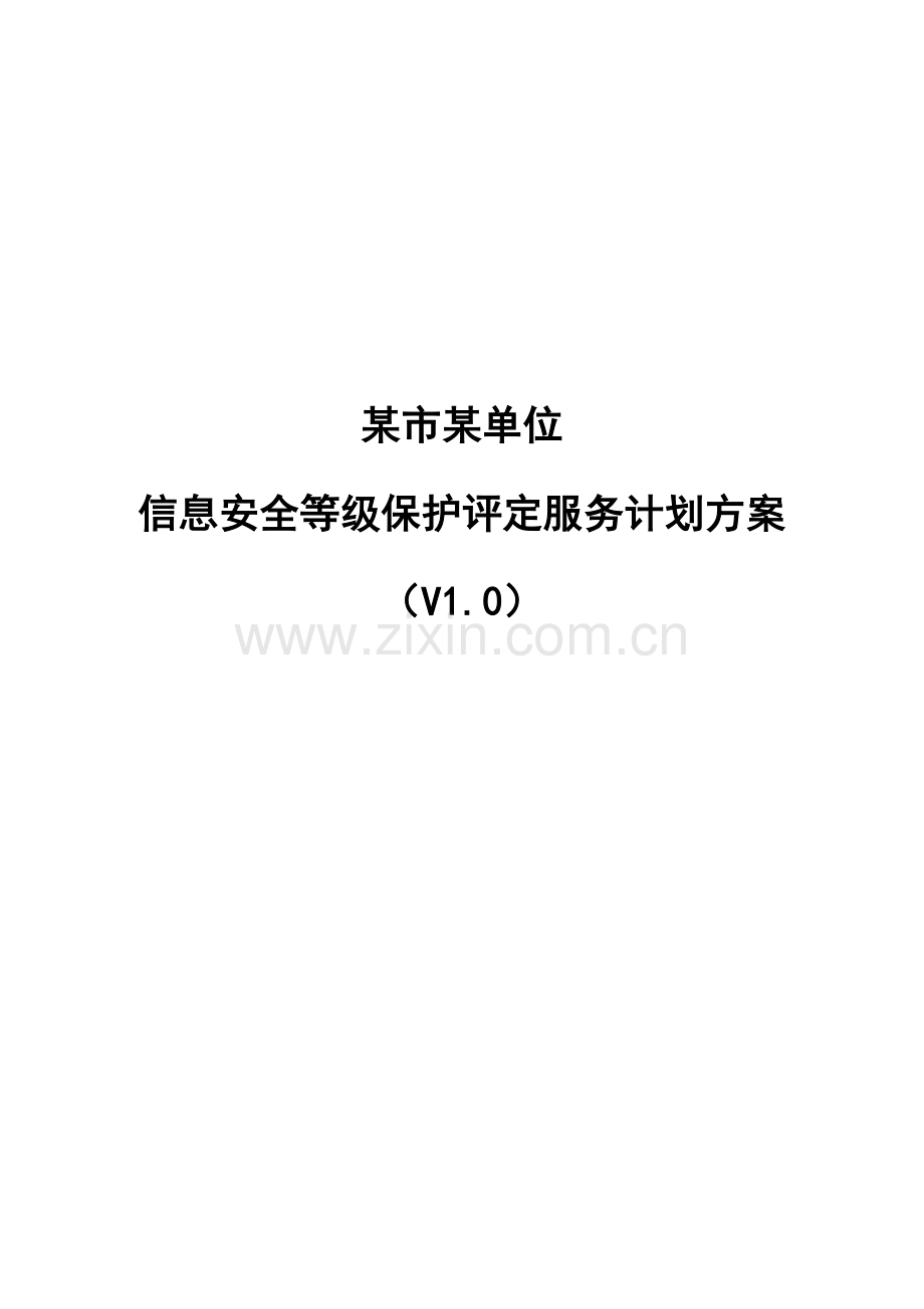 局等保评估服务专项方案.docx_第1页