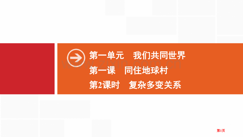 我们共同的世界复杂多变的关系省公开课一等奖新名师比赛一等奖课件.pptx_第1页