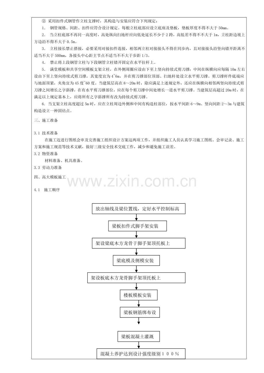 高大模板综合项目施工专项方案关键技术交底.doc_第2页