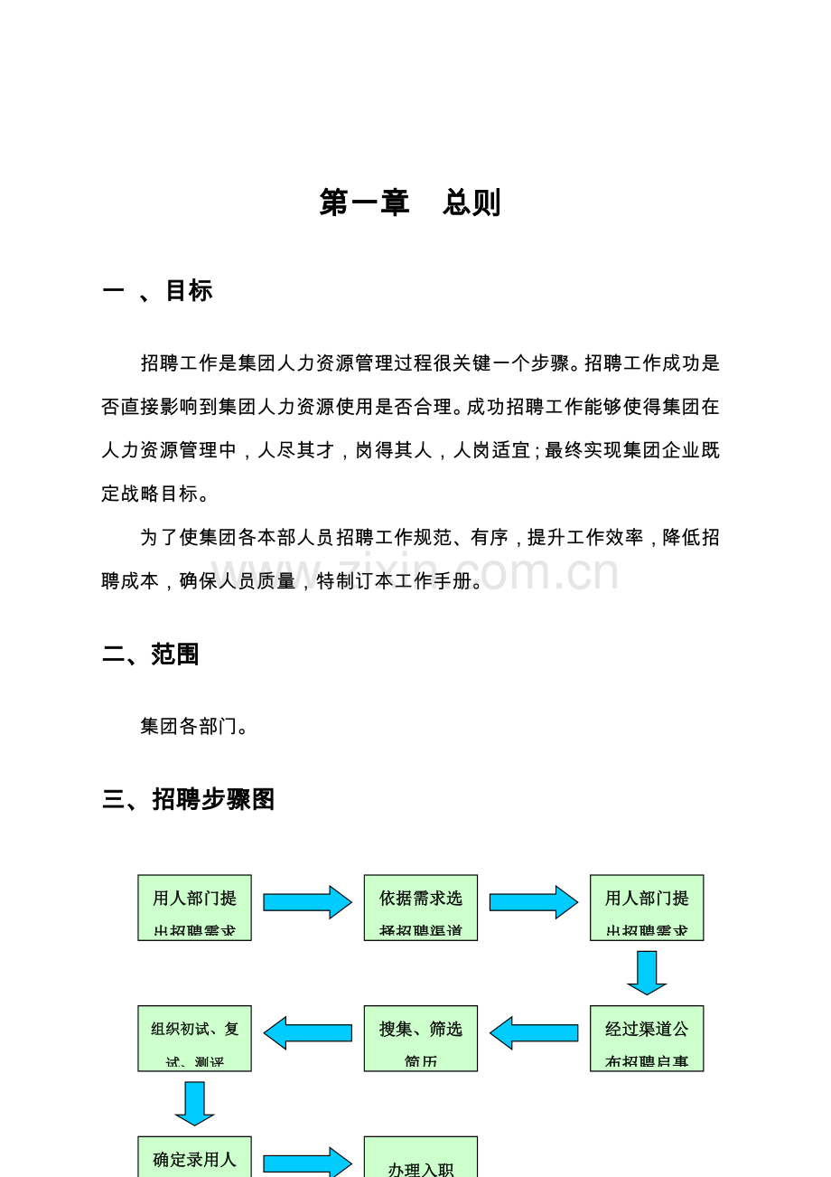 新版招聘工作指导手册及技巧汇编模板.doc_第3页