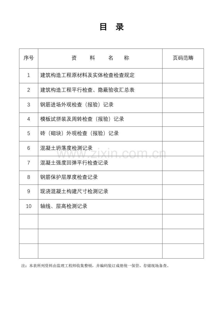 建筑工程综合项目工程质量平行检验资料.doc_第2页