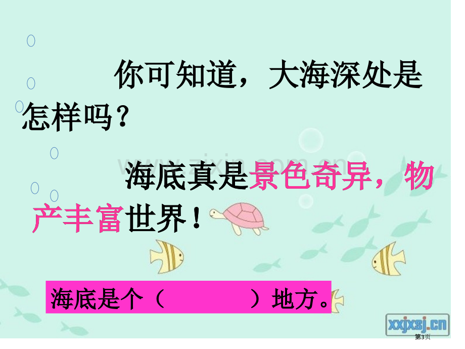 海底世界省公开课一等奖新名师比赛一等奖课件.pptx_第3页