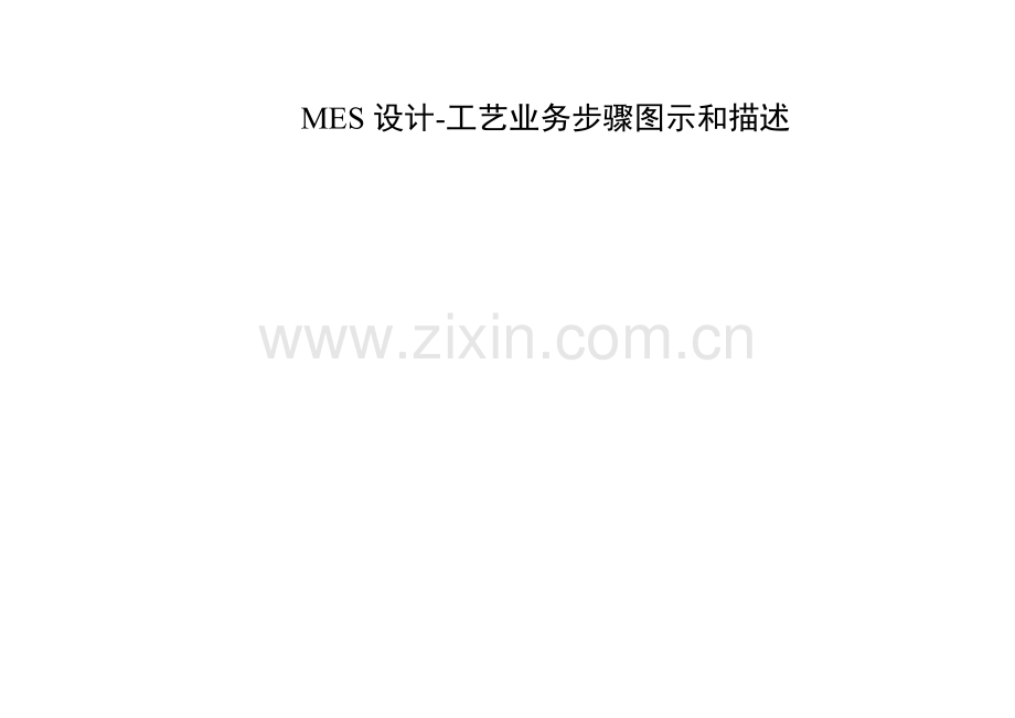 MES设计之工艺业务流程图示与描述模板.doc_第2页