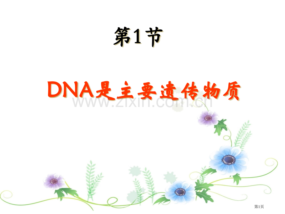 dna是主要的遗传物质市公开课一等奖百校联赛获奖课件.pptx_第1页