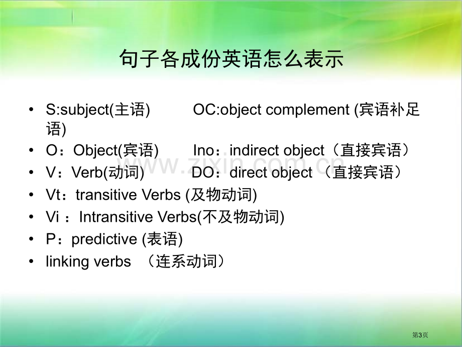 英语语法大最基本的句型省公共课一等奖全国赛课获奖课件.pptx_第3页