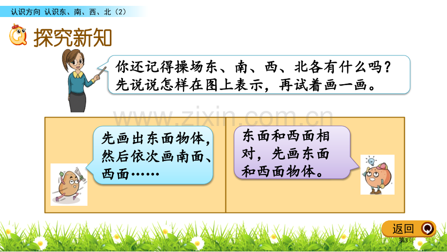 认识方向教学省公开课一等奖新名师优质课比赛一等奖课件.pptx_第3页