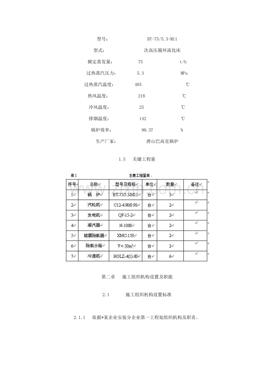 热电联产综合项目工程综合项目施工组织设计.doc_第3页