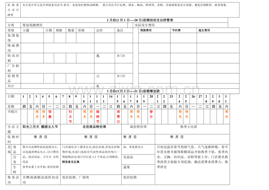 超市全年专业策划促销专题计划专项方案.doc_第3页