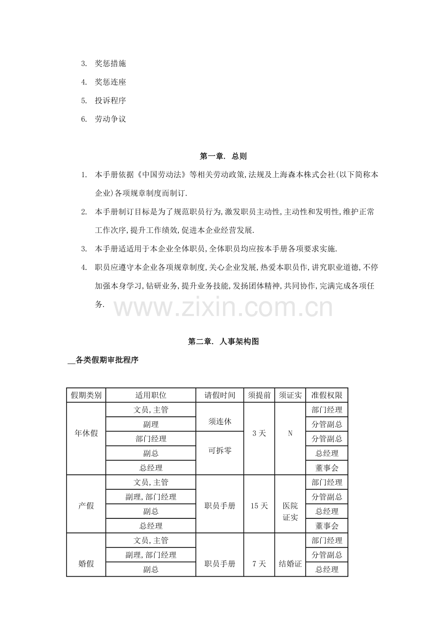 日企人力资源规章制度汇总样本.doc_第3页