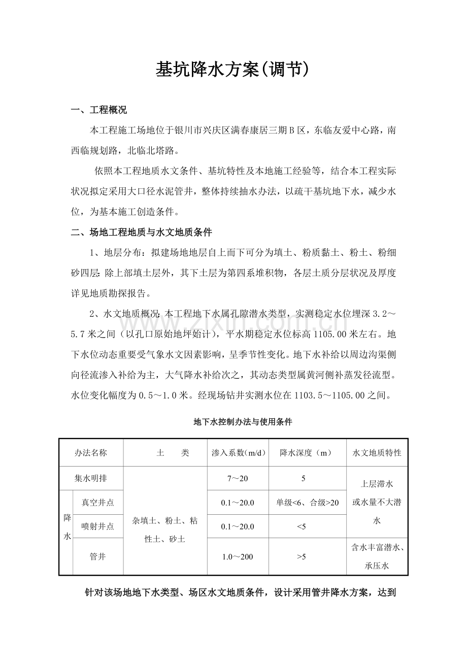 基坑降水专项综合项目施工专项方案.doc_第2页