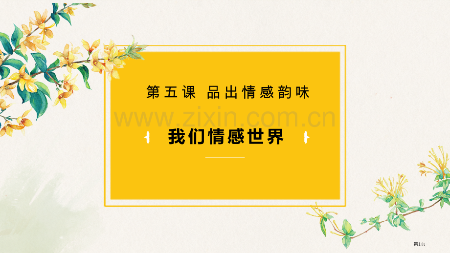 我们的情感世界ppt省公开课一等奖新名师优质课比赛一等奖课件.pptx_第1页