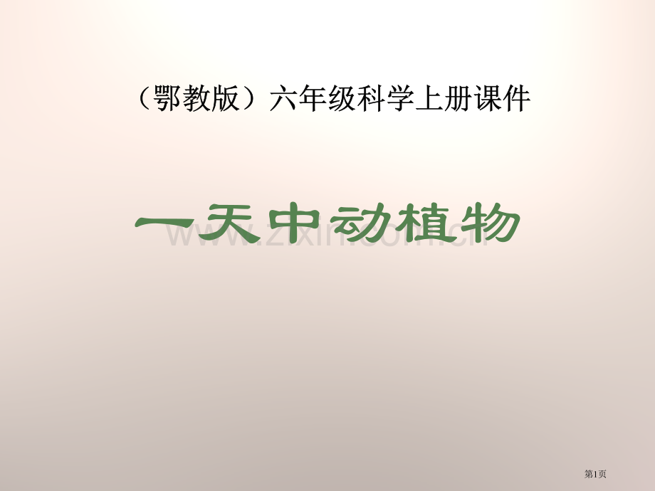 一天中的动植物地球上的一天课件省公开课一等奖新名师优质课比赛一等奖课件.pptx_第1页