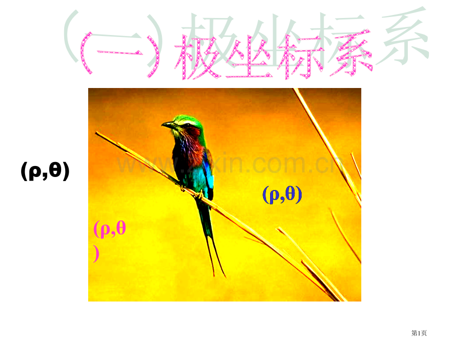 极坐标系省公共课一等奖全国赛课获奖课件.pptx_第1页