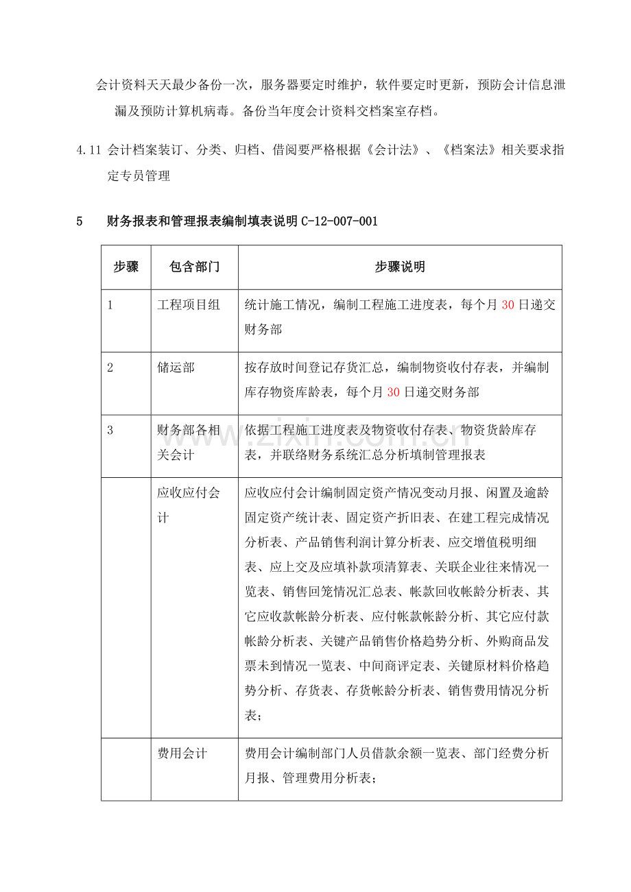 财务报表和管理报表的编制流程管理模板.doc_第3页