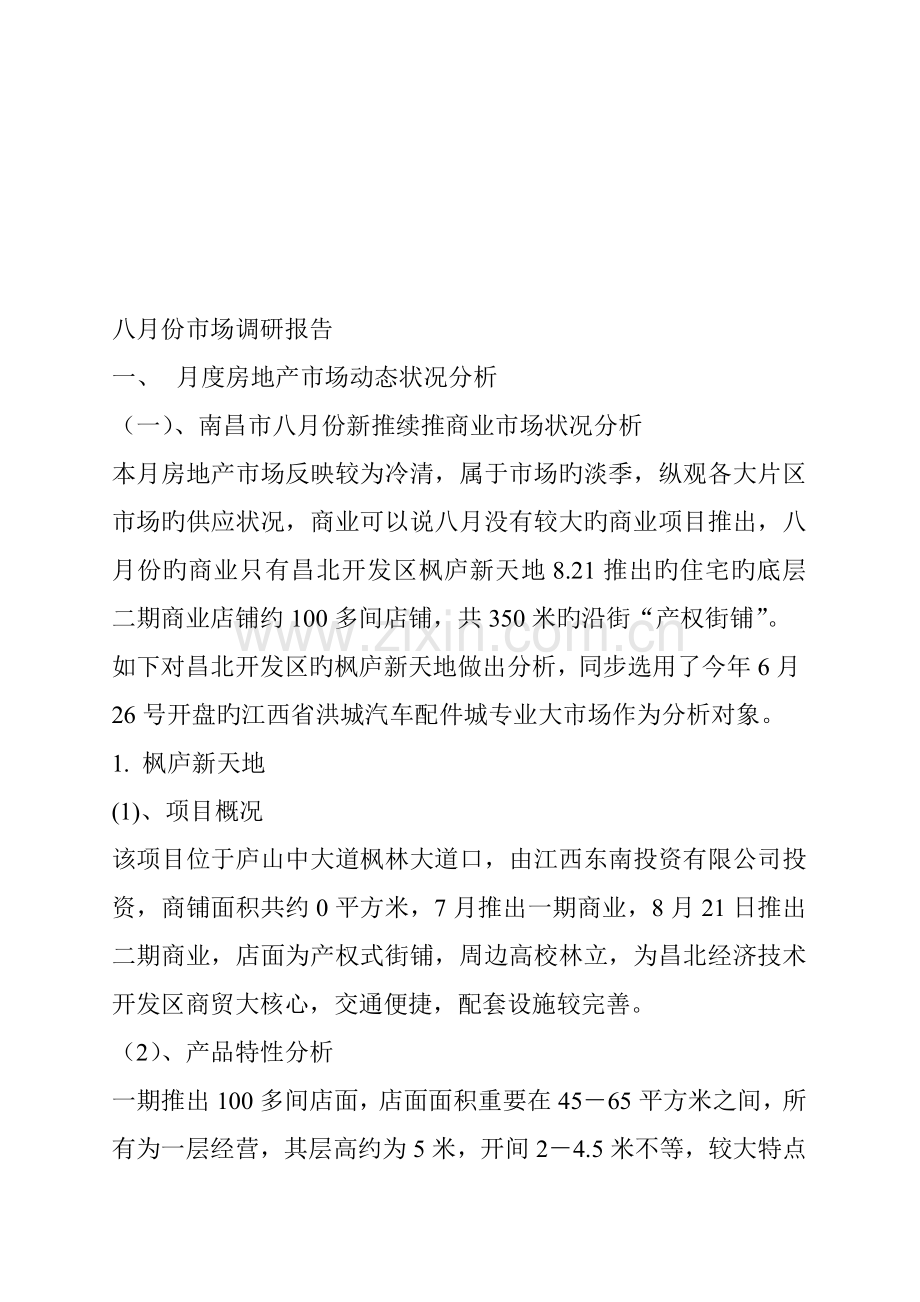 江西南昌市房地产商业市场调研综合报告.docx_第2页