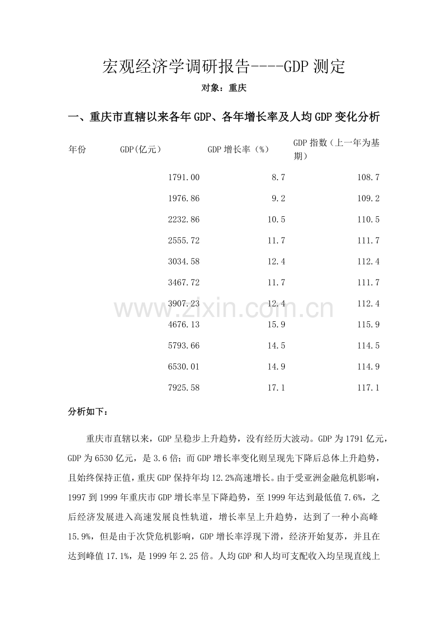 宏观经济学调研分析报告.doc_第1页