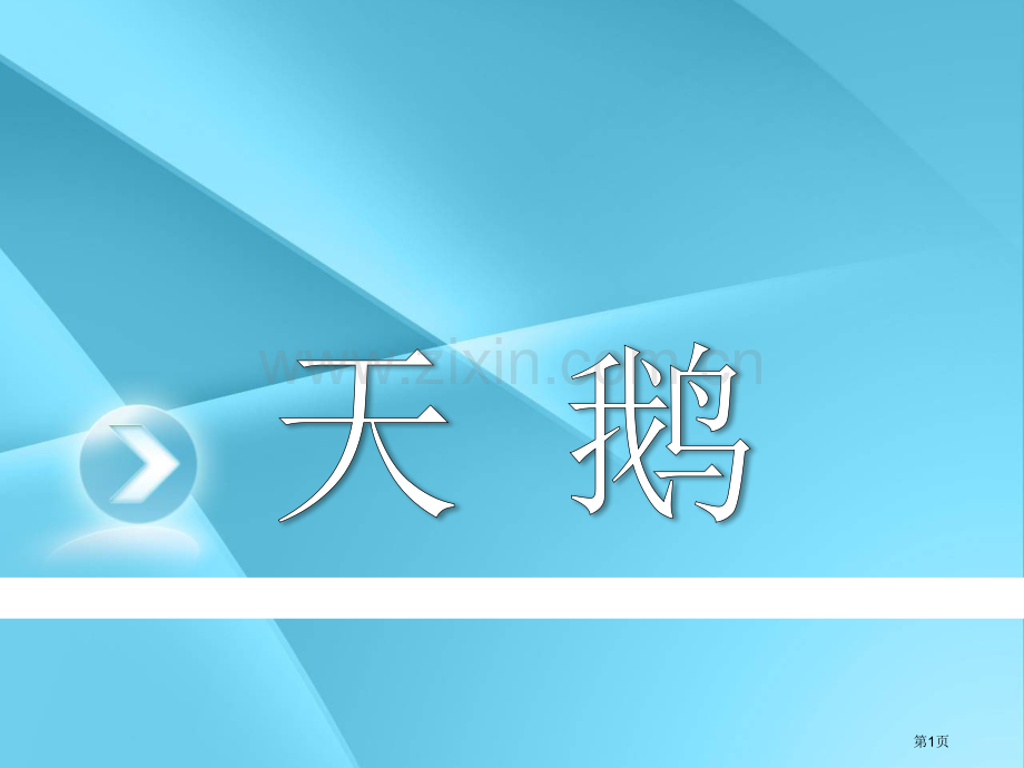 天鹅省公开课一等奖新名师优质课比赛一等奖课件.pptx_第1页