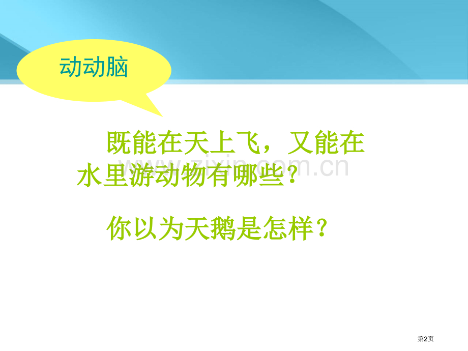 天鹅省公开课一等奖新名师优质课比赛一等奖课件.pptx_第2页