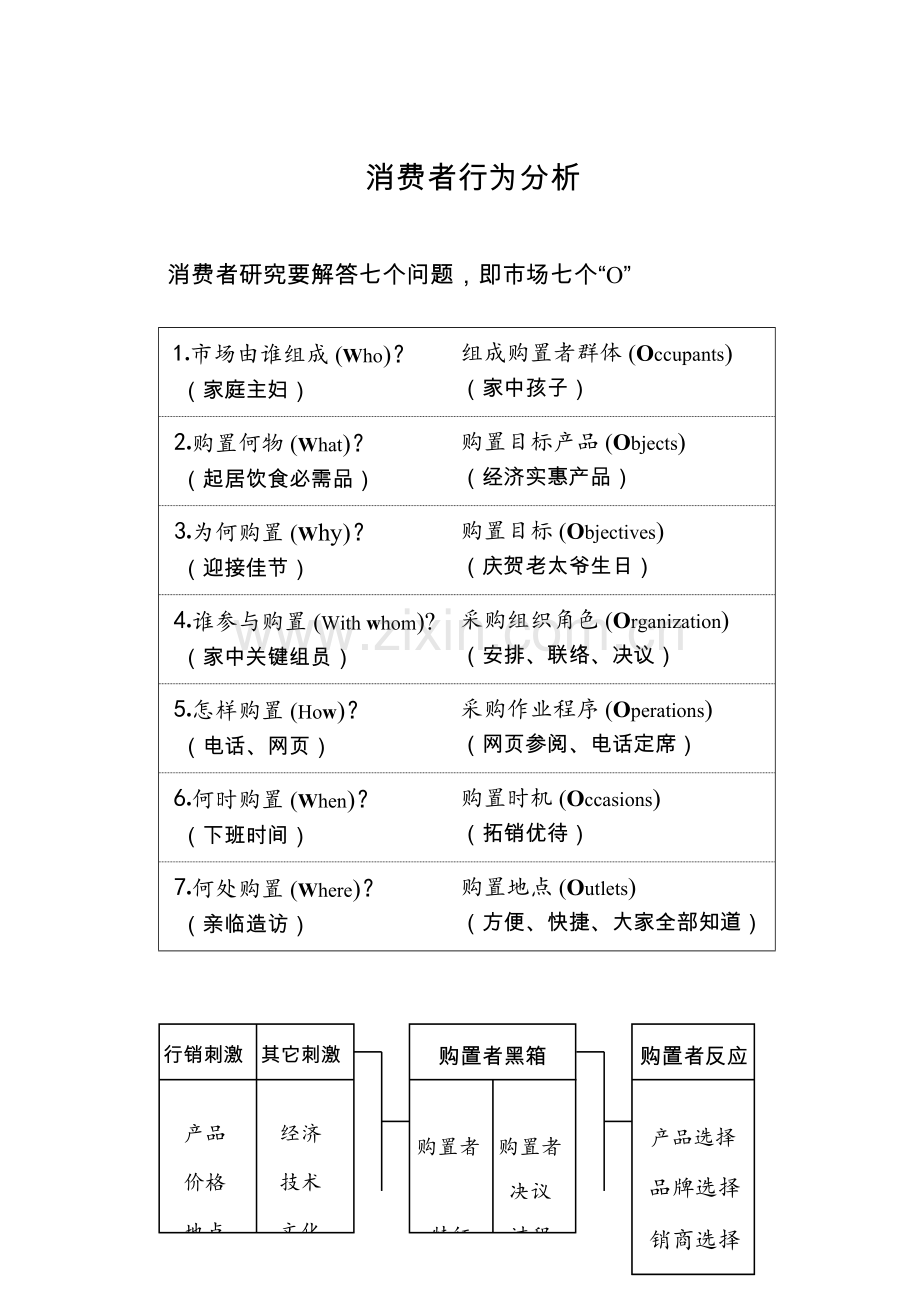 消费者行为分析样本.doc_第1页