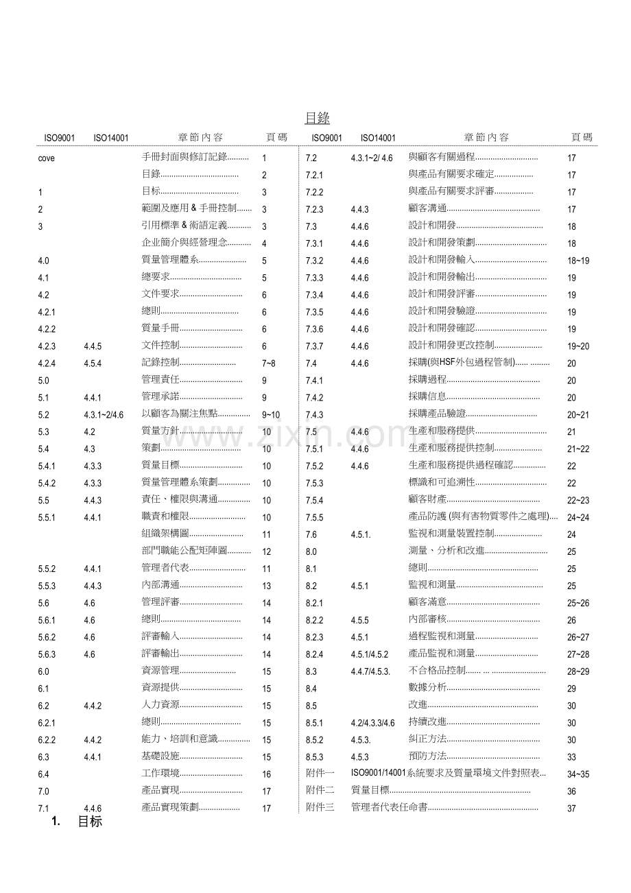 品质环境手册模板.doc_第2页