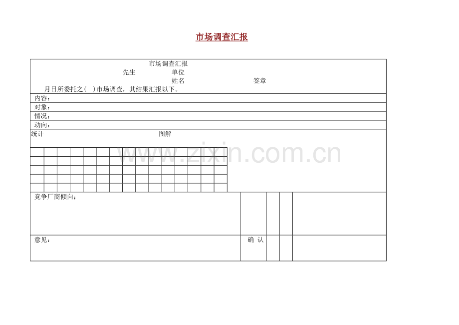 知名企业市场调查报告样本.doc_第1页