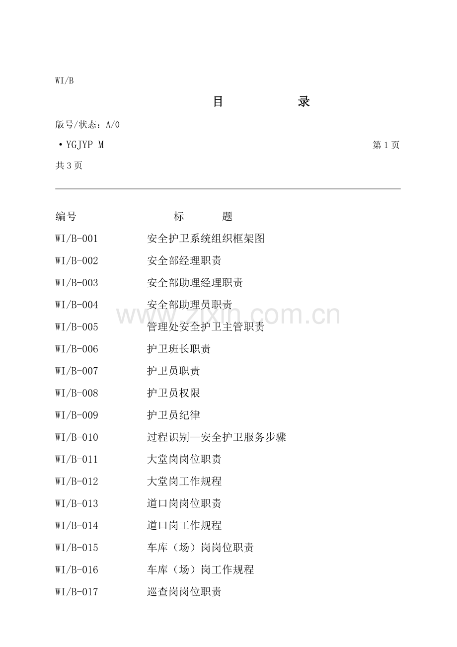 物业安全护卫工作手册模板.doc_第2页