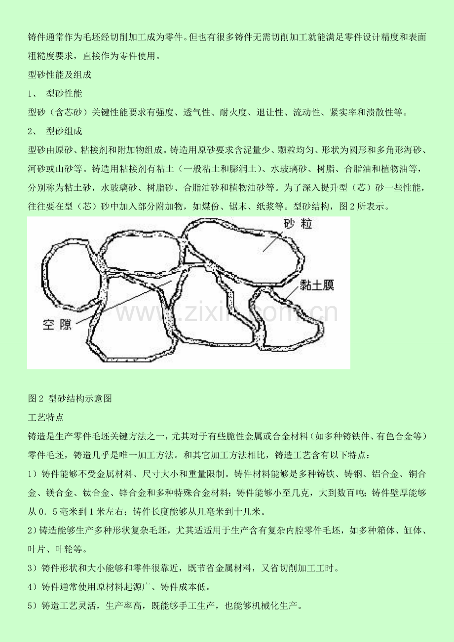 试谈铸造生产的工艺流程模板.doc_第3页