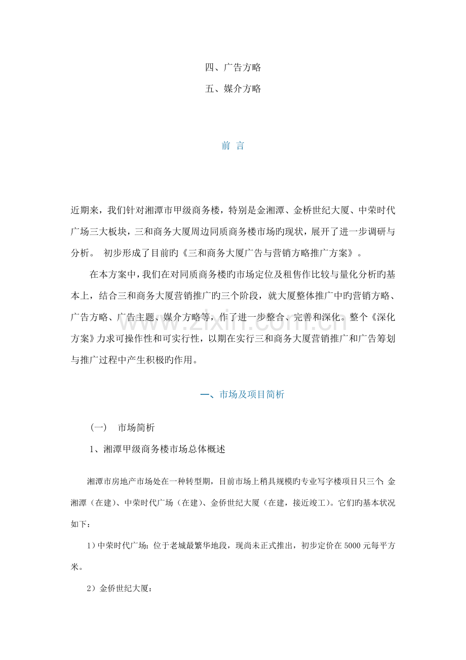 商务大厦专项项目推广专题方案.docx_第2页