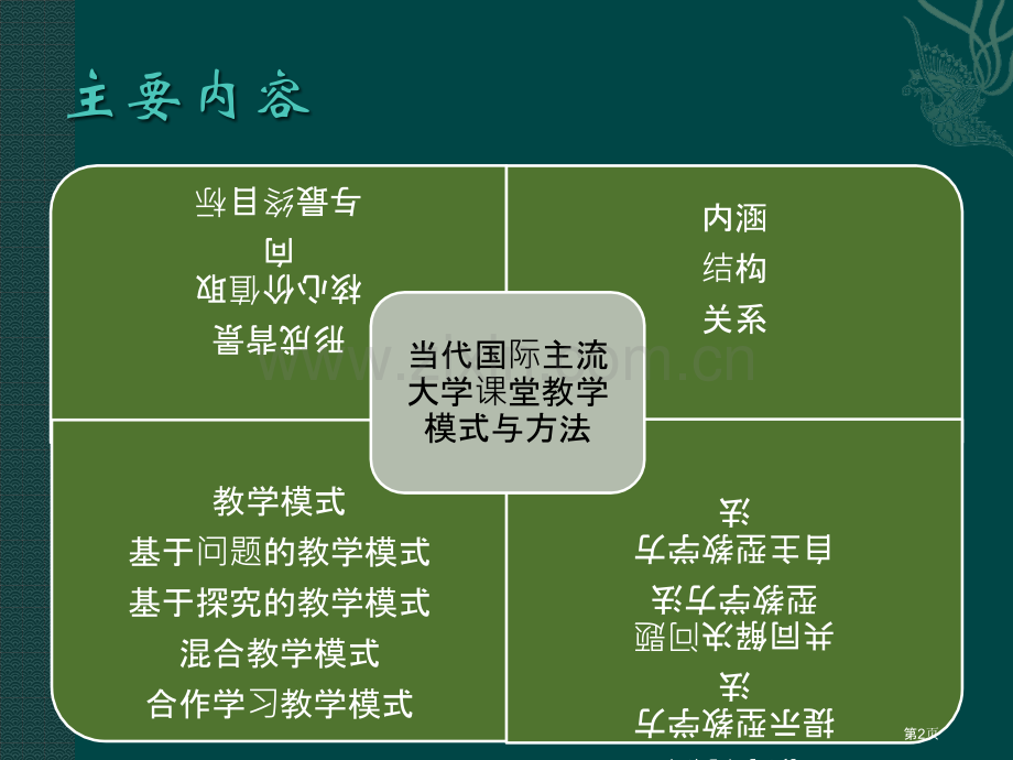 大学课堂教学的模式和方法省公共课一等奖全国赛课获奖课件.pptx_第2页