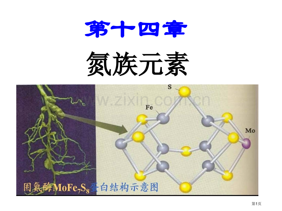 内蒙古民族大学无机化学吉大武大版第15章氮族元素市公开课一等奖百校联赛特等奖课件.pptx_第1页