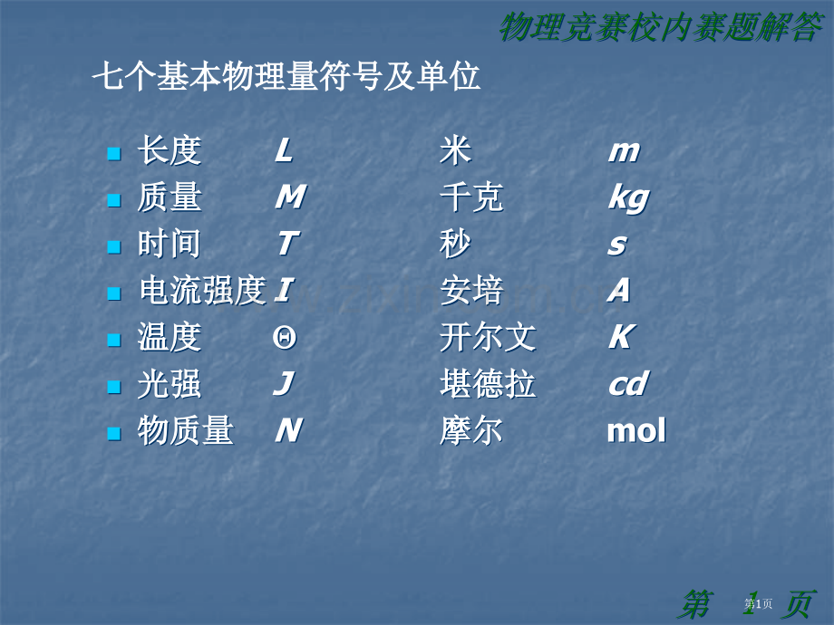 物理竞赛答案省公共课一等奖全国赛课获奖课件.pptx_第1页