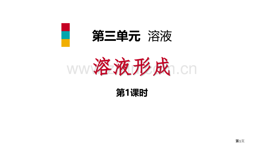 溶液的形成溶液课件省公开课一等奖新名师比赛一等奖课件.pptx_第1页