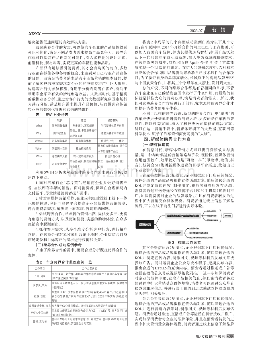 基于新媒体环境下成都某汽车销售集团跨界合作可行性研究.pdf_第2页