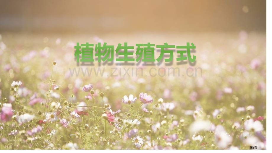 植物的生殖方式教学课件省公开课一等奖新名师优质课比赛一等奖课件.pptx_第1页