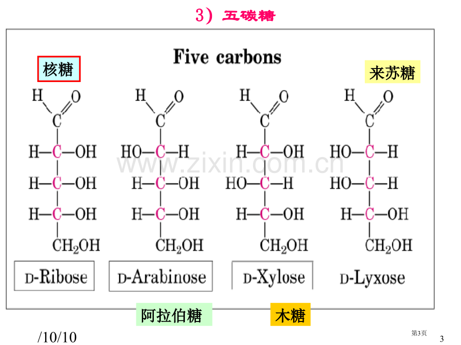 五重要的单糖和单糖衍生物省公共课一等奖全国赛课获奖课件.pptx_第3页