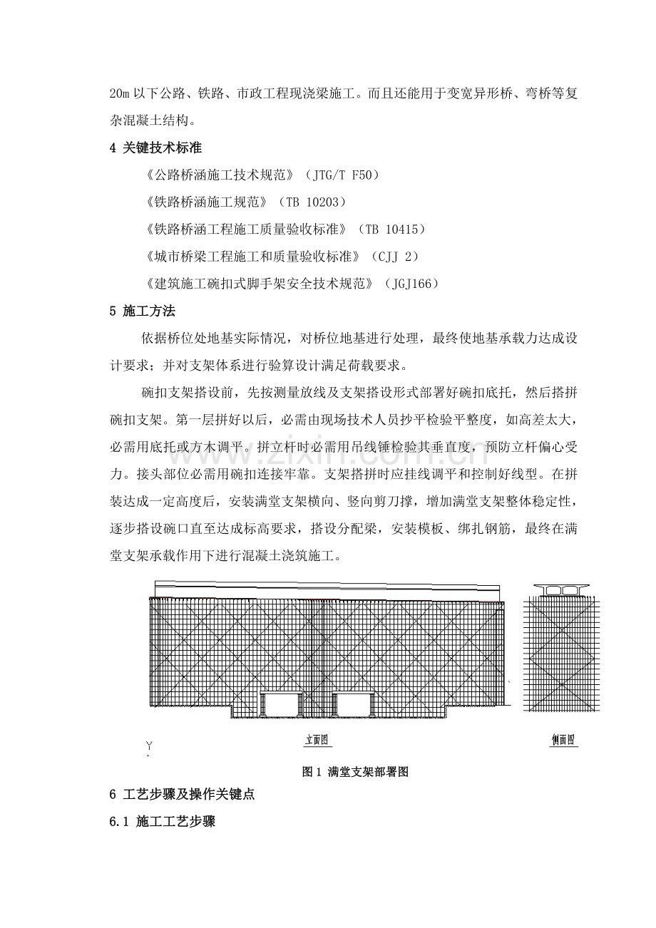 满堂支架现浇连续箱梁综合标准施工基础工艺标准工法.doc_第2页