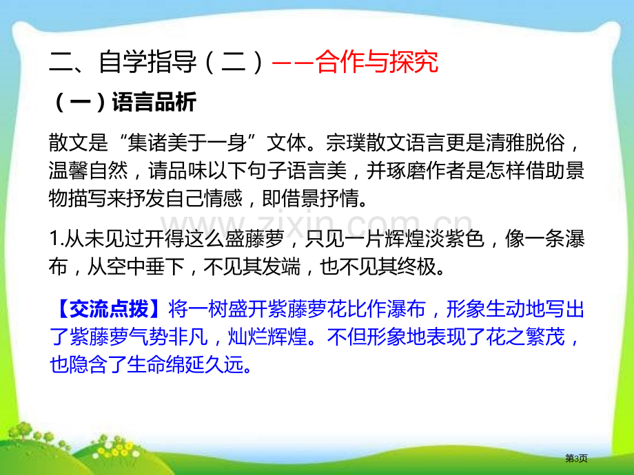 17紫藤萝瀑布省公开课一等奖新名师优质课比赛一等奖课件.pptx_第3页